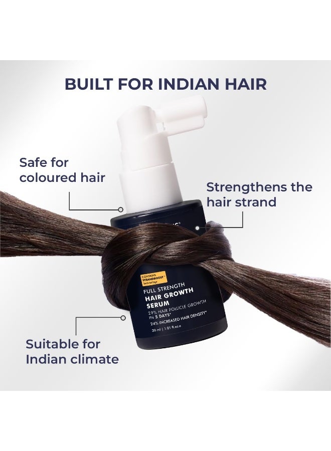 كيميائي واعي سيروم كونشيس كيميست® لنمو الشعر بتركيز كامل | خلاصة الخميرة، ريدينسيل، أناجين، بروكابيل، بيوتين، ونبات البلميط المنشاري | يتحكم في تساقط الشعر ويعزز نموه | تقنية ستراندبوست™️ | للرجال والنساء | 30 مل - Image 2